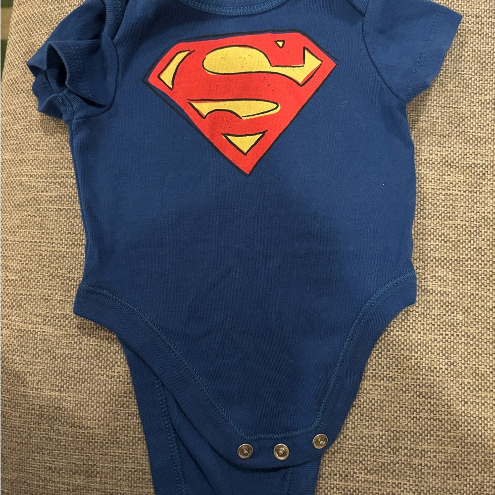 DC Superman Blue Infant Onesie